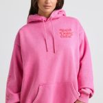 Oversized Hoodie in Hot Pink - Image 2