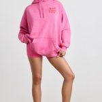 Oversized Hoodie in Hot Pink - Image 7