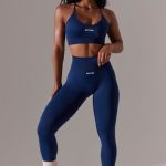 High Waist Super Sculpt Leggings in Navy - Image 6