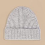 Knit Beanie Hat in Ice Marl - Image 4
