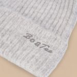Knit Beanie Hat in Ice Marl - Image 5