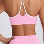 Soft Active Sweetheart-Neck Sports Bra in Baby Pink - Image 6