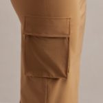 Cargo Maxi Skirt in Tan - Image 9