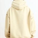 Oversized Hoodie in Bone - Image 2
