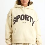 Oversized Hoodie in Bone - Image 6