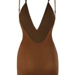 Intimates Soft Mesh Multiway Mini Dress in Chestnut - Image 3