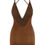 Intimates Soft Mesh Multiway Mini Dress in Chestnut - Image 4