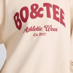 Oversized Crew-Neck Sweatshirt in Ecru - Image 4