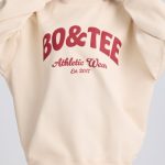 Oversized Crew-Neck Sweatshirt in Ecru - Image 5