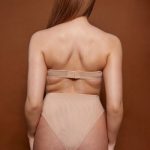 Soft Mesh High Waisted Knicker in Warm Peach - Image 3
