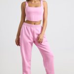Oversized Joggers in Bubblegum Pink - Image 8