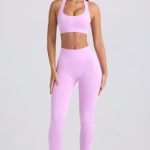 Super Sculpt Seamless Leggings in Violet Pink - Image 2