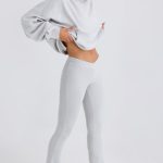 Petite Flared Trousers in Pacific Grey - Image 3