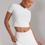 A-Line Mini Skort in Heather Grey