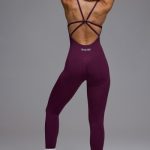 Define Luxe Multiway Open-Back Jumpsuit in Grape - Image 2