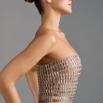 Embellished Bandeau Top in Almond - Image 3