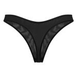 Soft Mesh Thong in Black - Image 6
