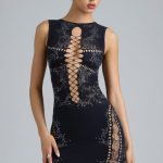 Embellished Mid-Rise Mini Skirt in Black - Image 11
