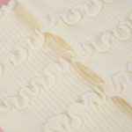 Ruffle-Trim Crew Socks in Ivory - Image 2
