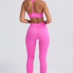 Super Sculpt Seamless Leggings in Sugar Pink - Image 2