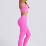 Super Sculpt Seamless Leggings in Sugar Pink - Image 3