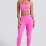 Super Sculpt Seamless Leggings in Sugar Pink - Image 4