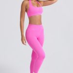 Super Sculpt Seamless Leggings in Sugar Pink - Image 6