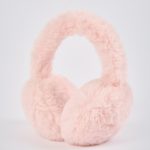 Faux-Fur Earmuffs in Pastel Pink - Image 4