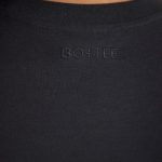 Cap Sleeve Baby Tee in Washed Black - Image 4