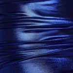 Cut Out Metallic Jersey Mini Dress in Electric Blue - Image 4
