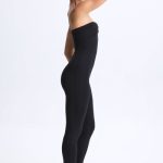Petite Twist-Front Split Hem Flared Jumpsuit in Black - Image 3
