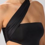 Slinky Jersey Ruched Cut Out Mini Dress in Black - Image 8