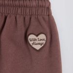 Mid-Rise Wide-Leg Joggers in Mocha - Image 6