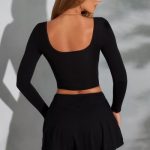 Mini Skort in Black - Image 2