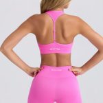 Super Sculpt Seamless High-Waist Mini Shorts in Sugar Pink - Image 2