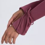 Modal Square-Neck Midaxi Dress in Plum - Image 4