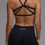 Define Luxe Multiway Open-Back Sports Bra in Black - Image 5