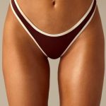 Micro Cheeky Bikini Bottoms in Brown - Image 4