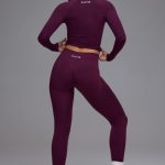 Petite Define Luxe High-Waist Leggings in Grape - Image 3