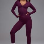 Petite Define Luxe High-Waist Leggings in Grape - Image 6