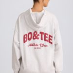 Oversized Hoodie in Grey Marl - Image 2