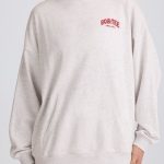 Oversized Hoodie in Grey Marl - Image 4